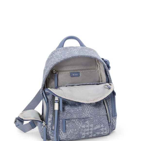 NWT TUMI Voyageur Celina Small Backpack Denim Blue - Picture 3 of 13